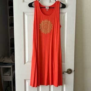Ladies summer dress with pockets-only one once